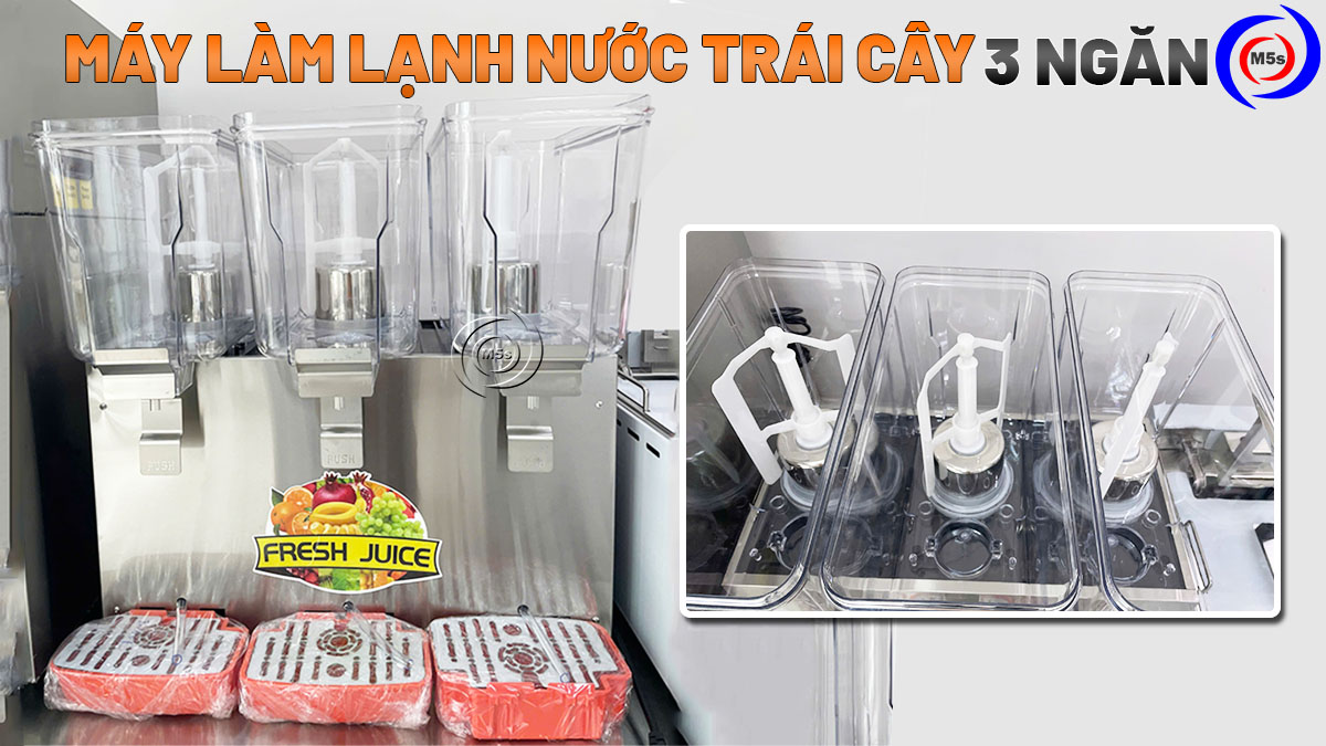 máy làm lạnh nước trái cây 3 ngăn máy làm lạnh nước trái cây 3 ngăn