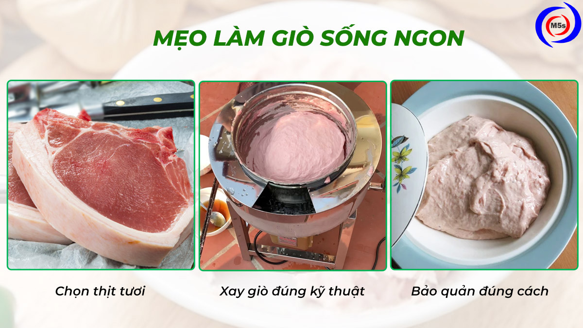 Mẹo làm giò sống ngon Mẹo làm giò sống ngon