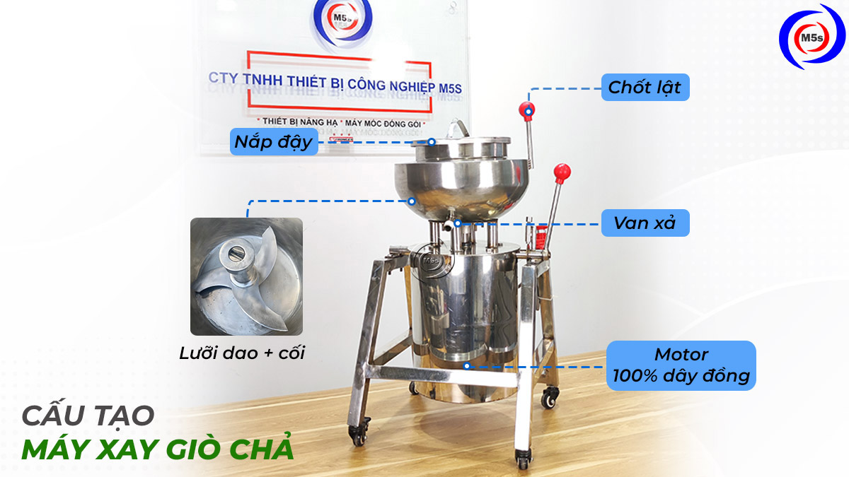Cấu tạo máy xay giò chả Cấu tạo máy xay giò chả