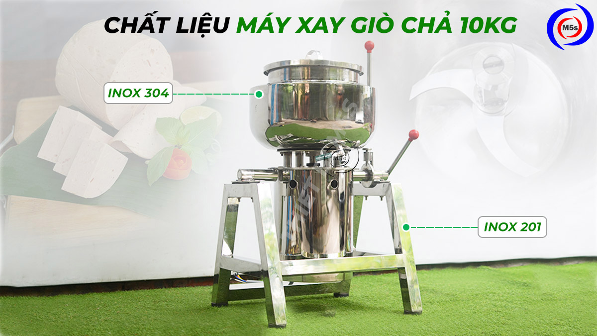 Chất liệu máy xay giò chả Chất liệu máy xay giò chả
