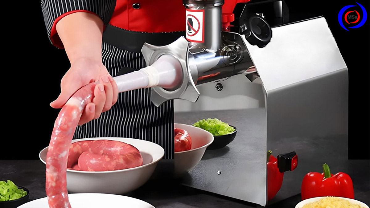 Máy xay thịt công nghiệp đùn thịt làm xúc xích Máy xay thịt công nghiệp đùn thịt làm xúc xích