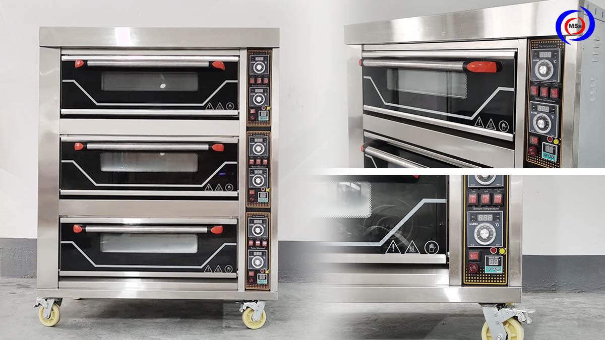 Bảng điều khiển của lò nướng công nghiệp Bảng điều khiển của lò nướng công nghiệp