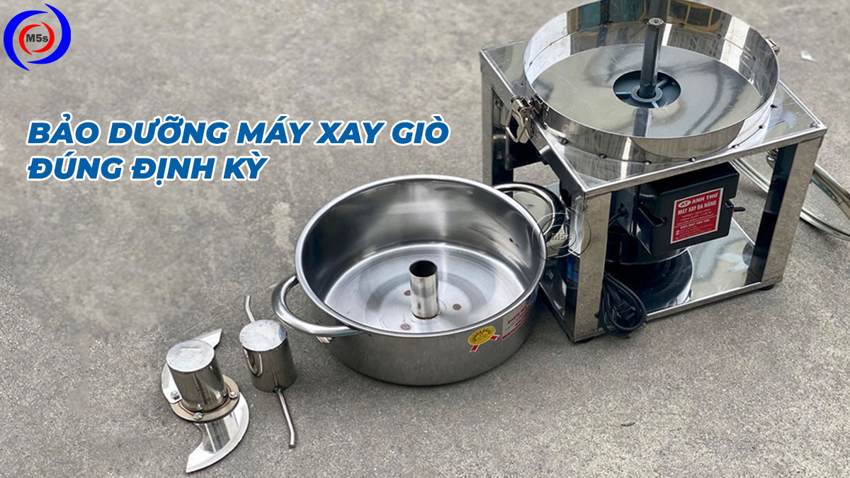 Bảo dưỡng máy xay giò chả định kỳ Bảo dưỡng máy xay giò chả định kỳ