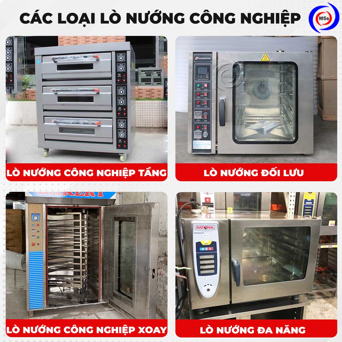 Các loại lò nướng công nghiệp Các loại lò nướng công nghiệp