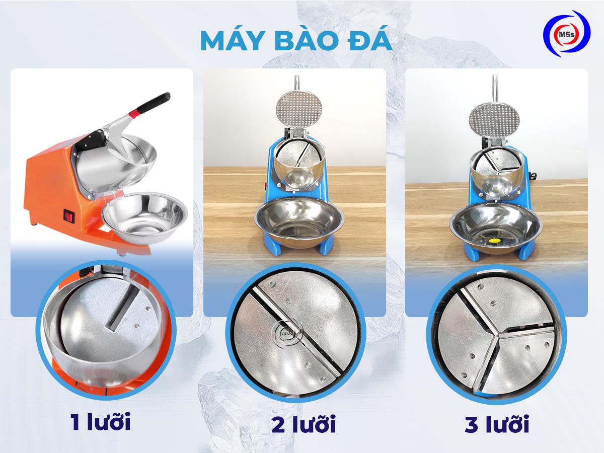 Máy bào đá 1 lưỡi, 2 lưỡi, 3 lưỡi Máy bào đá 1 lưỡi, 2 lưỡi, 3 lưỡi