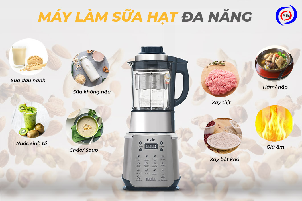 Các tính năng của máy làm sữa hạt Các tính năng của máy làm sữa hạt