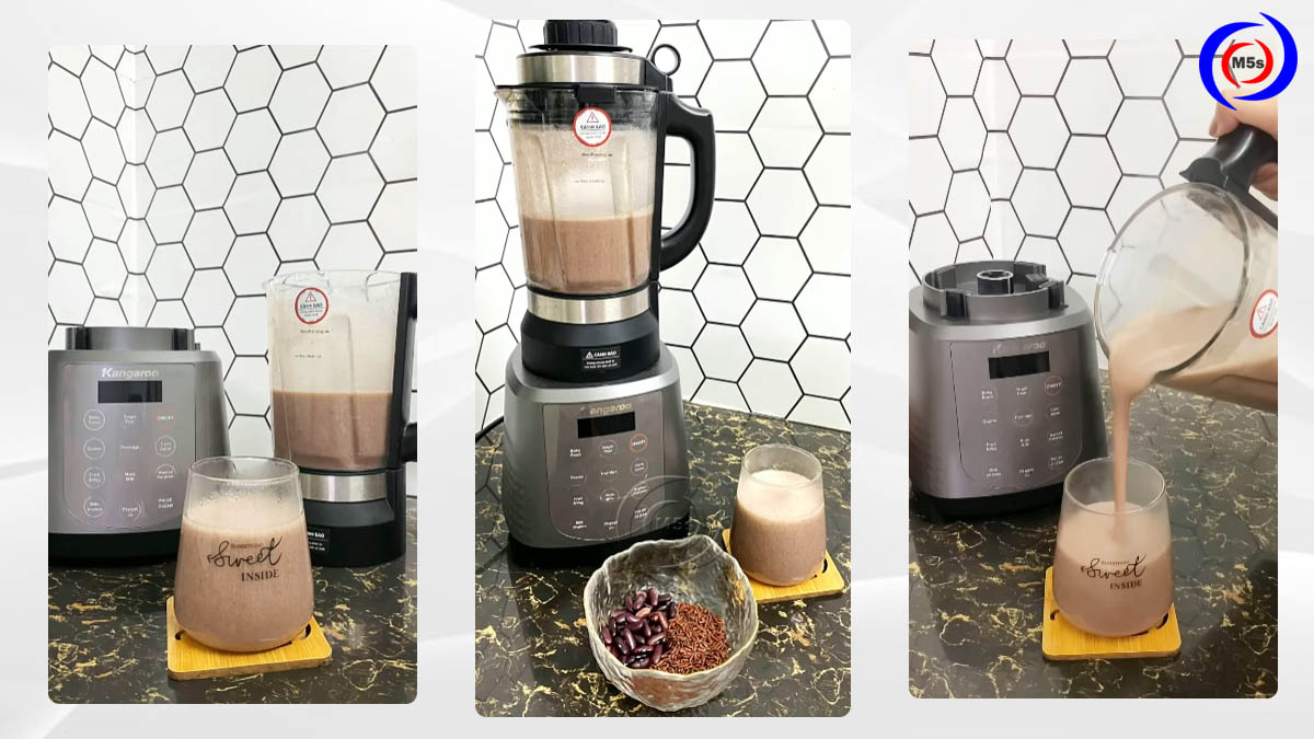 Cách làm sữa gạo lứt, đậu đỏ bằng máy làm sữa hạt Cách làm sữa gạo lứt, đậu đỏ bằng máy làm sữa hạt