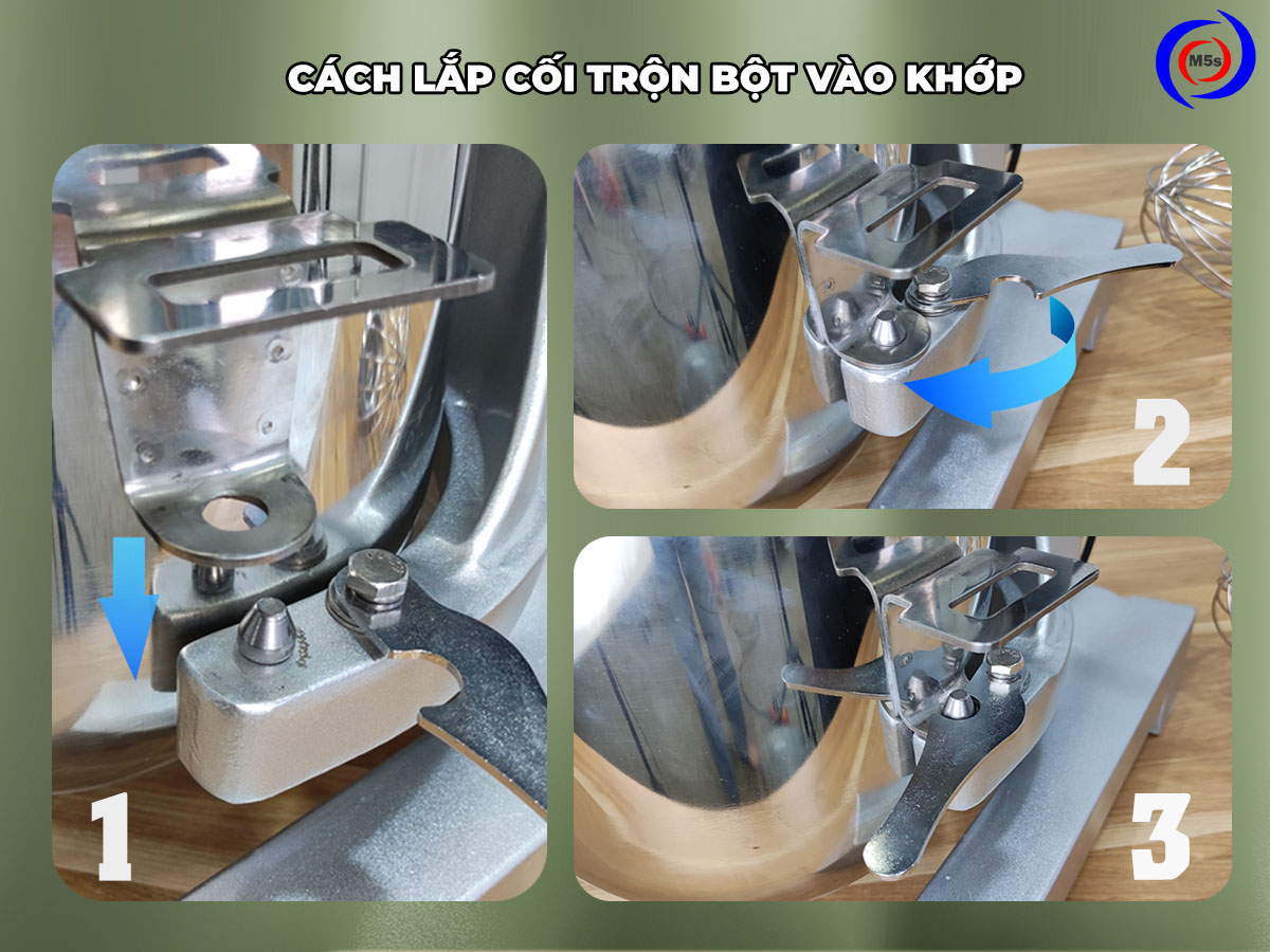 Cách lắp đặt máy trộn bột 20 lít Hongling B-20B Cách lắp đặt máy trộn bột 20 lít Hongling B-20B