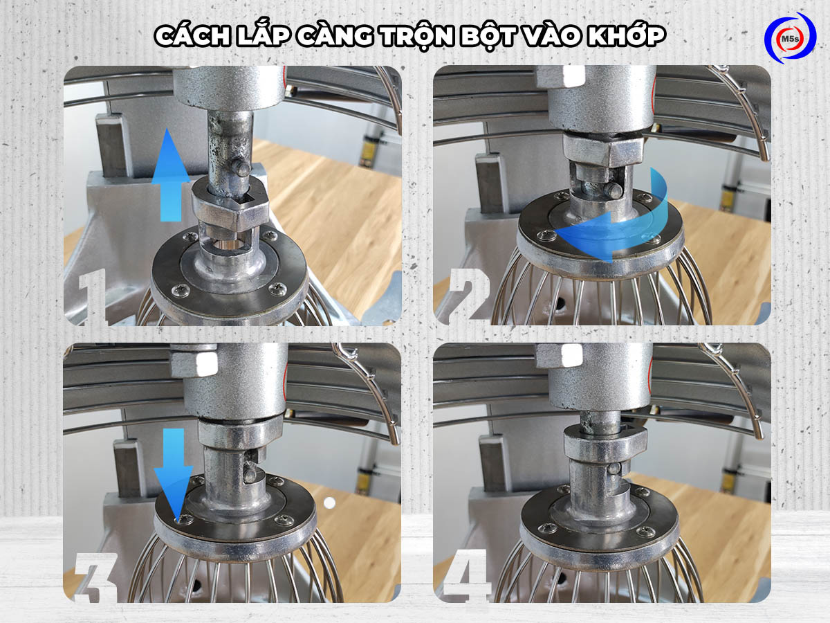 Cách lắp đặt Máy trộn bột 10 lít Hongling B-10B Cách lắp đặt Máy trộn bột 10 lít Hongling B-10B