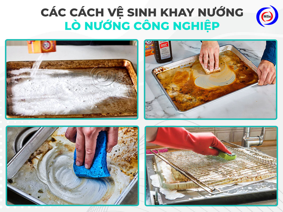 Vệ sinh khay lò nướng công nghiệp Vệ sinh khay lò nướng công nghiệp