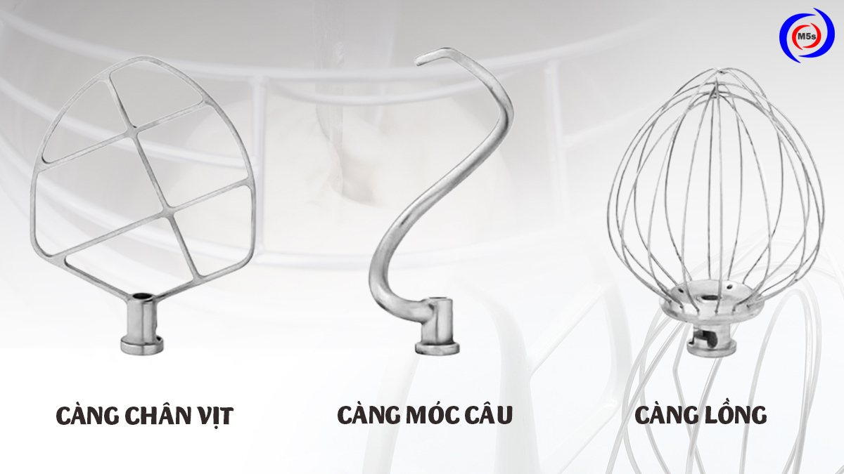 3 loại càng đánh bột 3 loại càng đánh bột