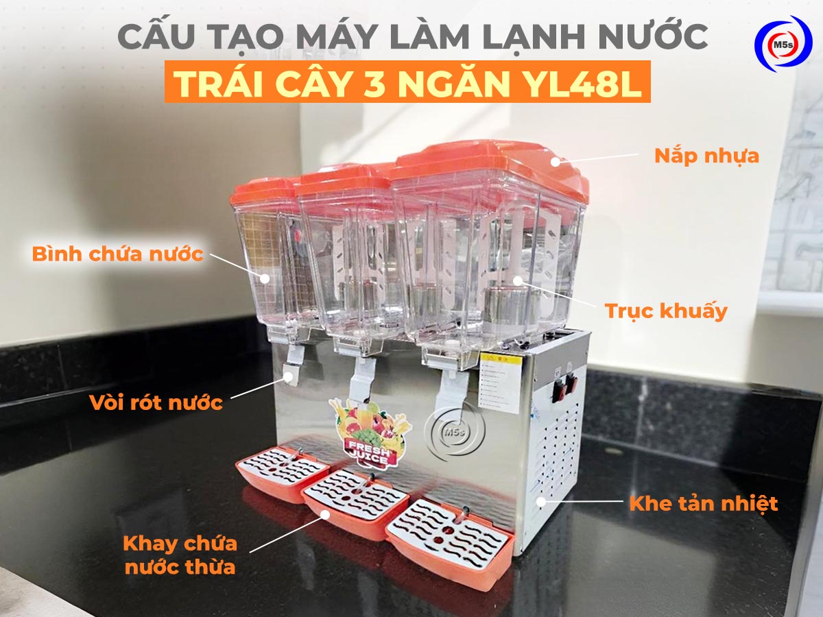cấu tạo máy làm lạnh nước 3 ngăn YL48l cấu tạo máy làm lạnh nước 3 ngăn YL48l
