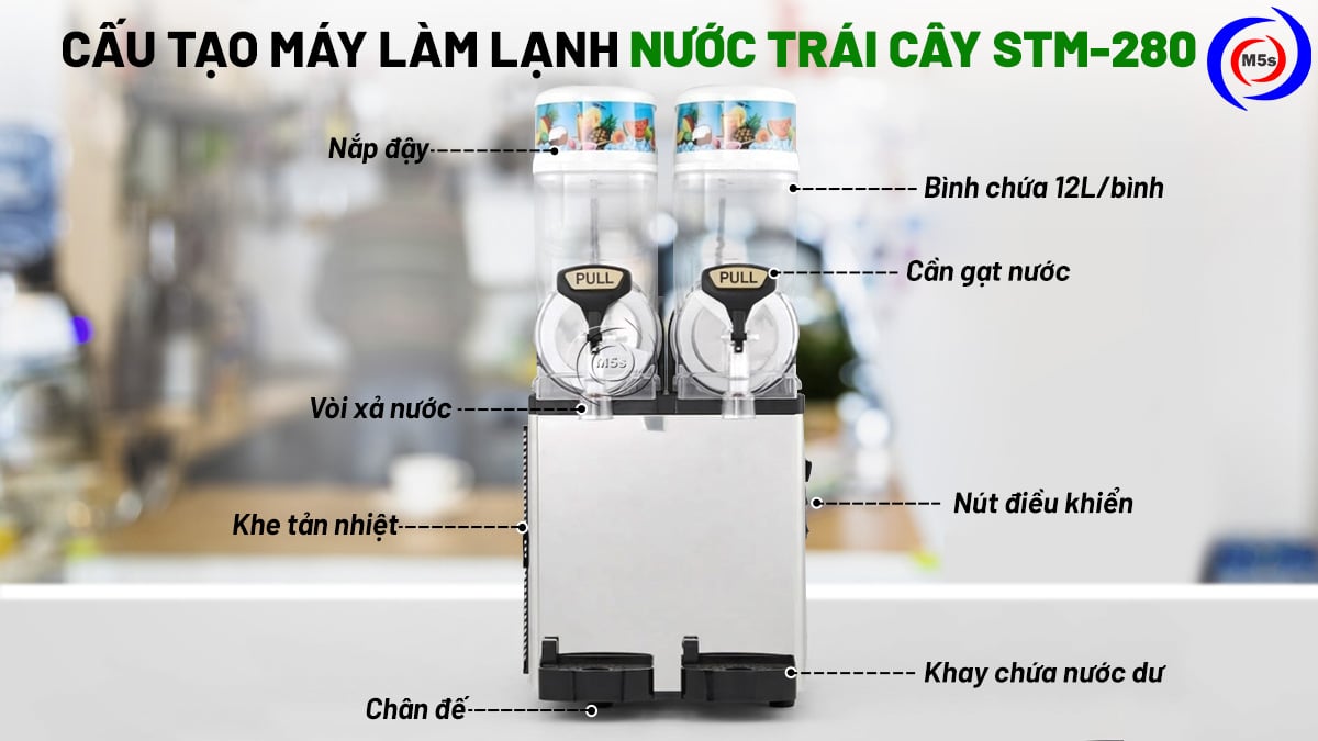 cấu tạo máy làm lạnh nước trái cây cấu tạo máy làm lạnh nước trái cây
