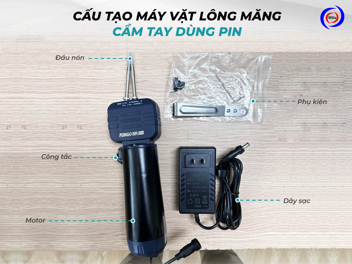 Cấu tạo máy nhổ lông măng vịt dùng pin Cấu tạo máy nhổ lông măng vịt dùng pin