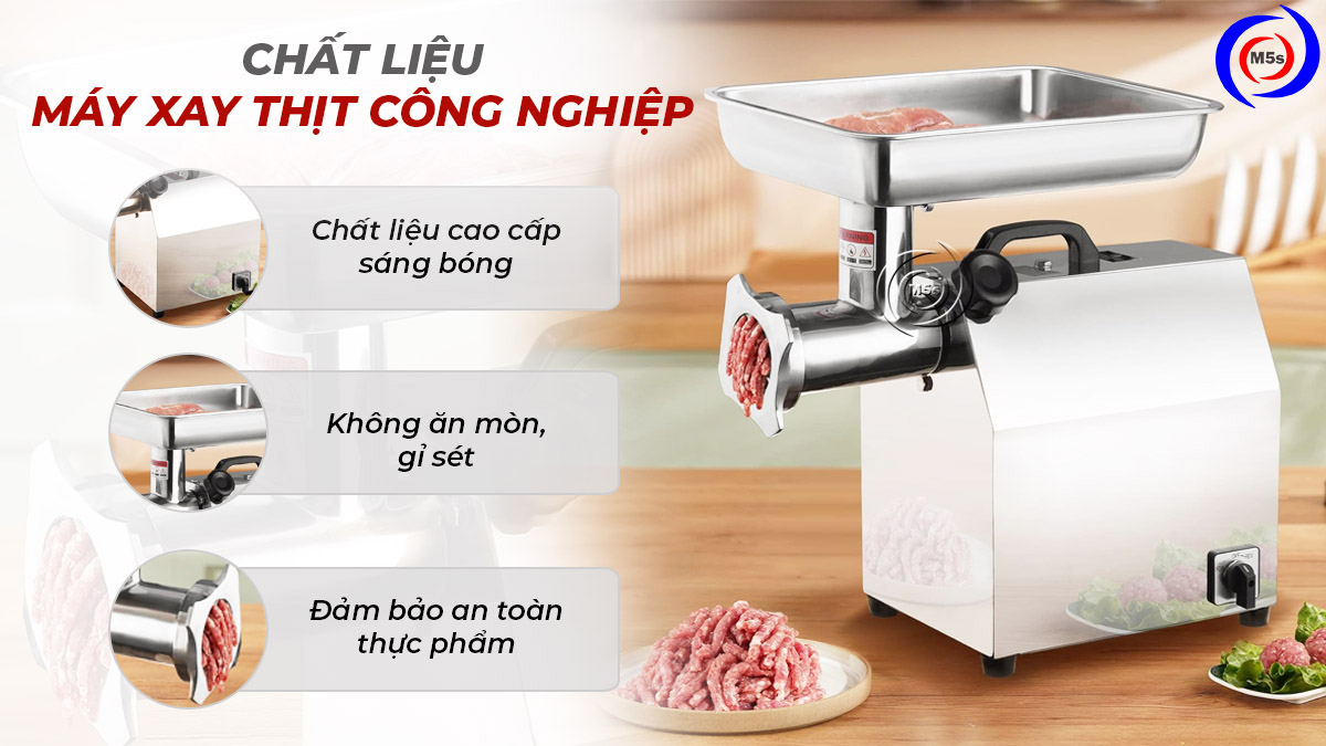 Chất liệu máy xay thịt công nghiệp