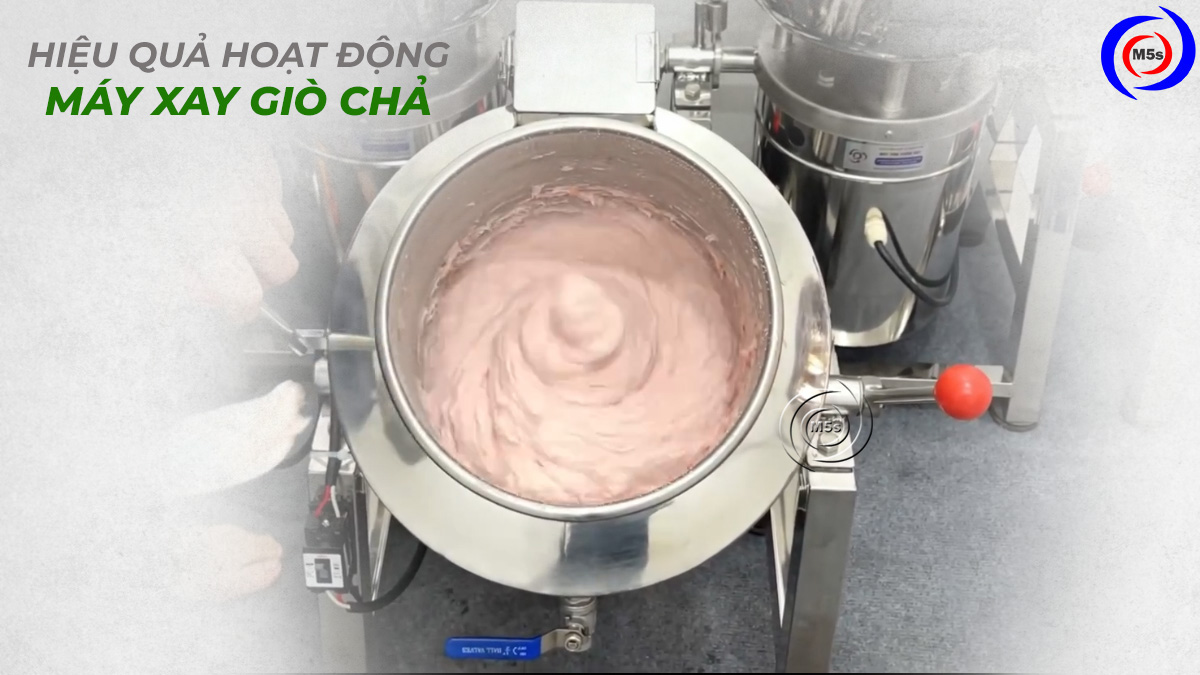 Hiệu quả hoạt động máy xay giò chả Hiệu quả hoạt động máy xay giò chả