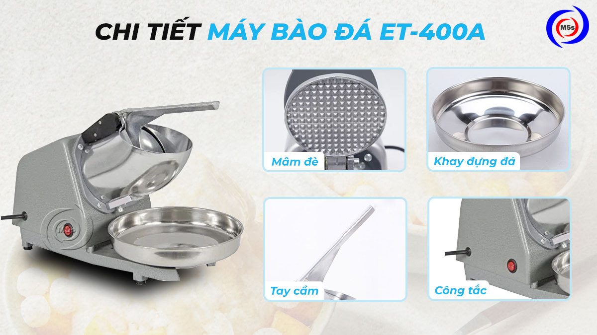 Máy bào đá 1 lưỡi ET-400A Máy bào đá 1 lưỡi ET-400A