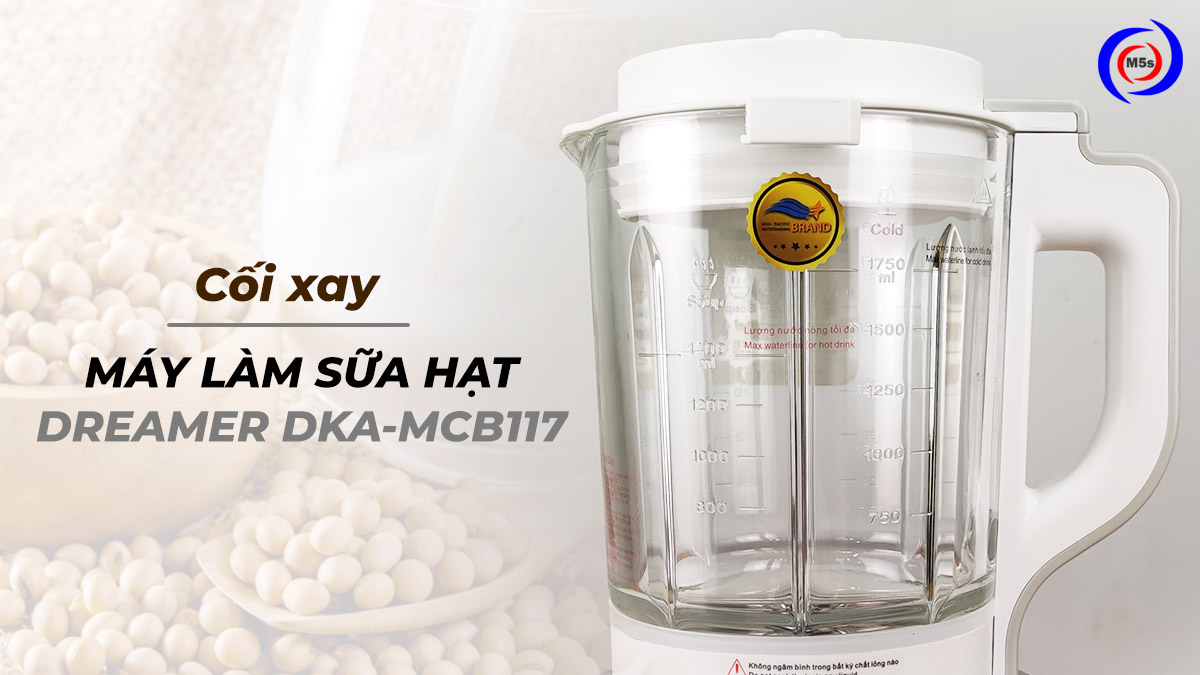 Cối xay máy làm sữa hạt Dreamer DKA-MCB117 Cối xay máy làm sữa hạt Dreamer DKA-MCB117