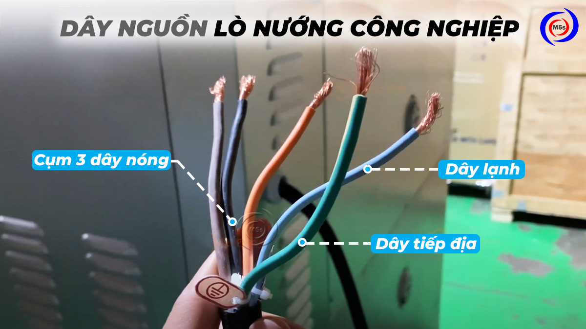 Dây nguồn lò nướng bánh công nghiệp Dây nguồn lò nướng bánh công nghiệp