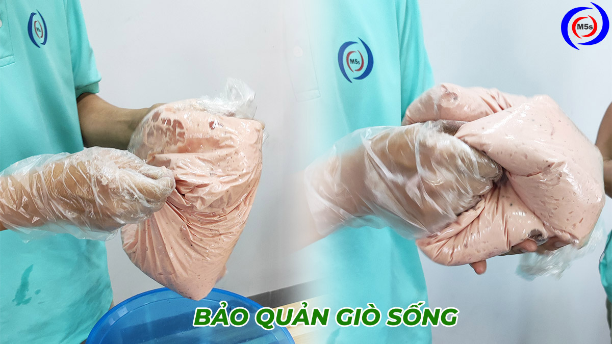 Bảo quản giò sống Bảo quản giò sống