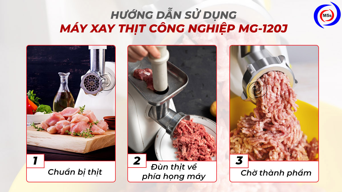 Hướng dẫn sử dụng máy xay thịt MG-120J Hướng dẫn sử dụng máy xay thịt MG-120J