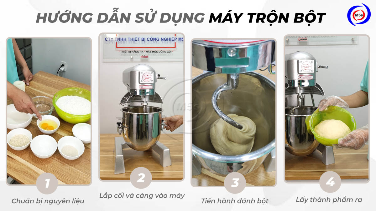 Hướng dẫn sử dụng máy trộn bột Hướng dẫn sử dụng máy trộn bột
