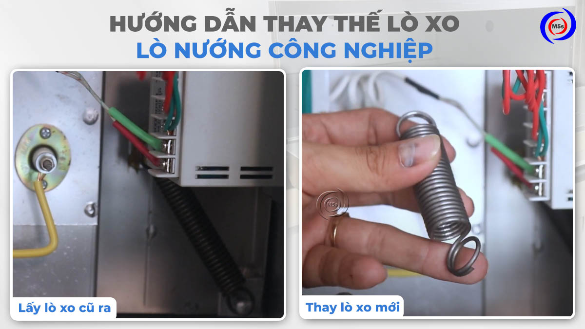 Hướng dẫn thay thế lò xo lò nướng công nghiệp Hướng dẫn thay thế lò xo lò nướng công nghiệp