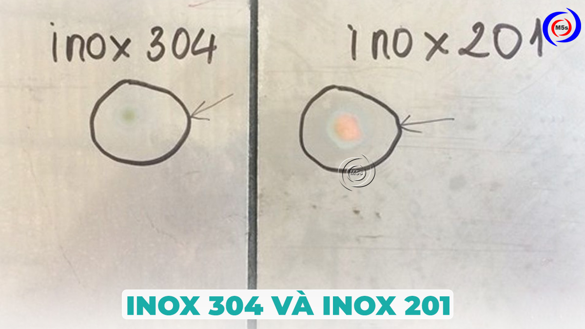 inox 201 và inox 304 inox 201 và inox 304