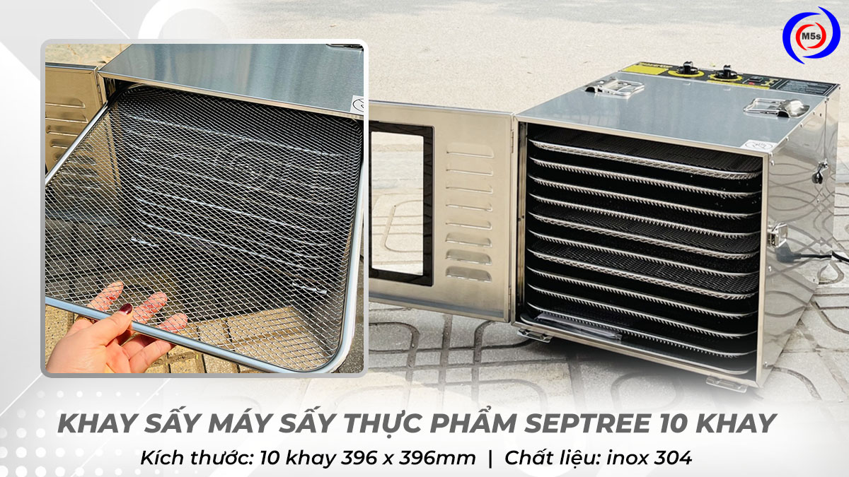 Khay sấy máy sấy thực phẩm Septree 10 khay Khay sấy máy sấy thực phẩm Septree 10 khay