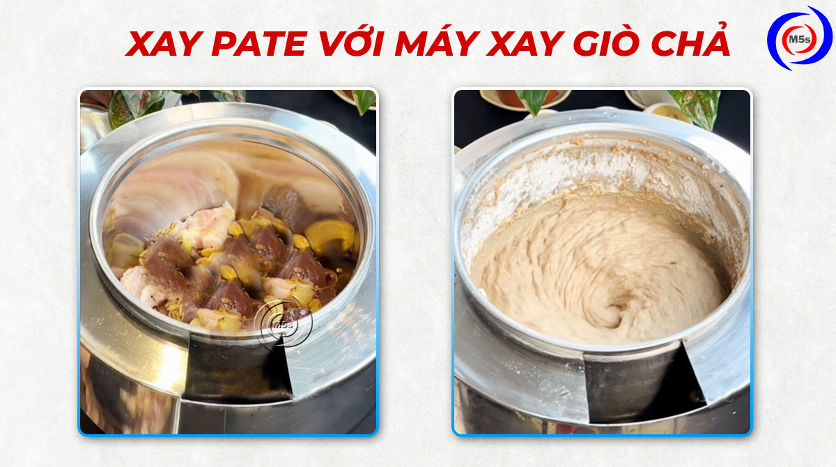 Làm pate với máy xay giò chả Làm pate với máy xay giò chả
