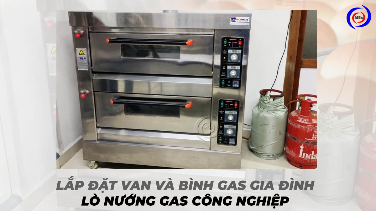 Lắp đặt gas cho lò nướng gas công nghiệp Lắp đặt gas cho lò nướng gas công nghiệp