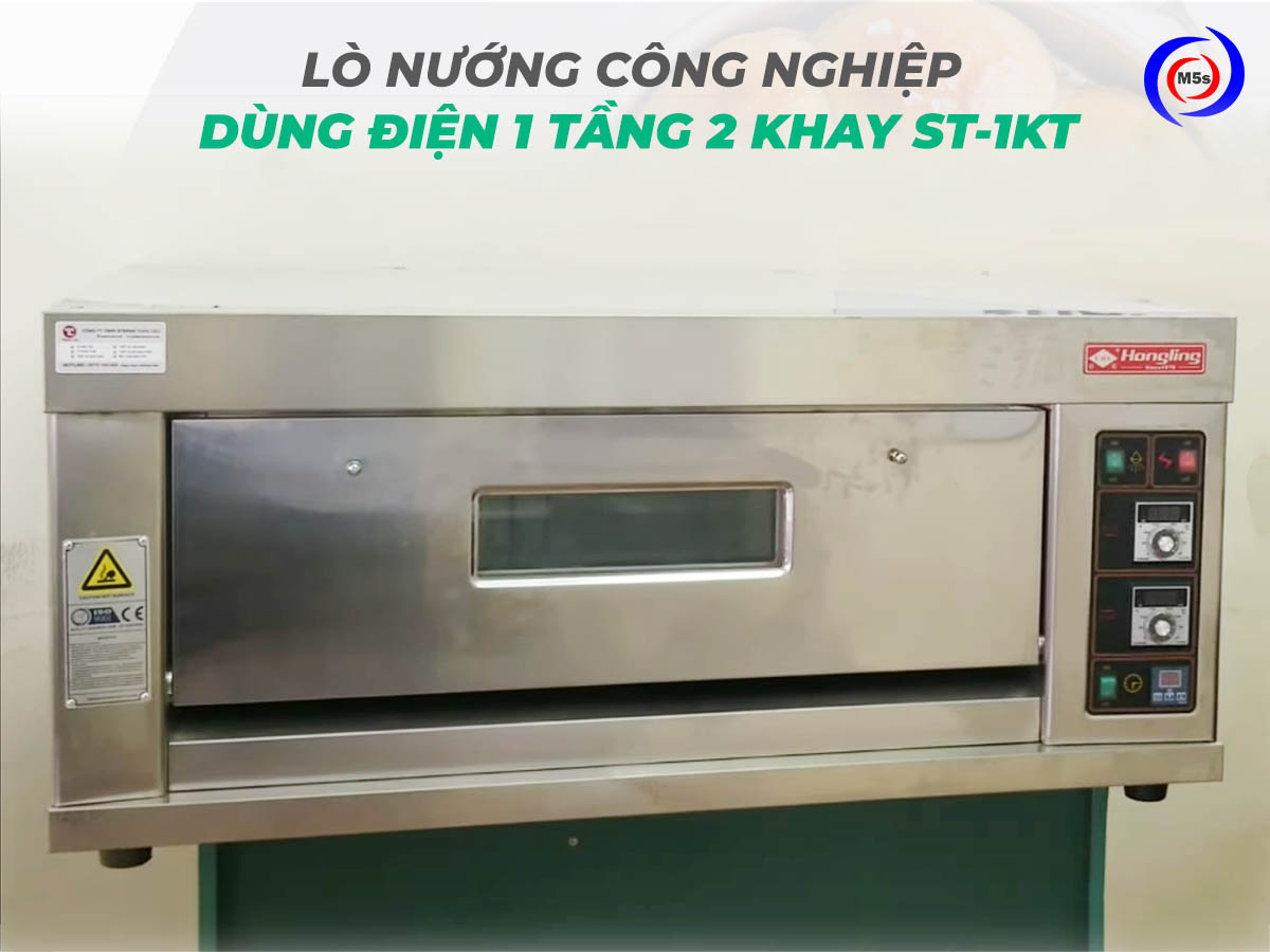 Lò nướng công nghiệp 1 tầng 2 khay ST-1KT chất lượng Lò nướng công nghiệp 1 tầng 2 khay ST-1KT chất lượng