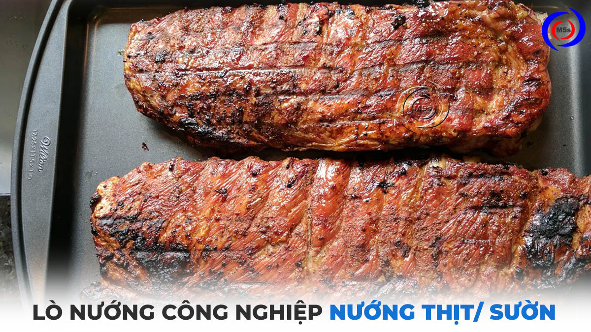 Lò nướng công nghiệp nướng thịt, sườn Lò nướng công nghiệp nướng thịt, sườn