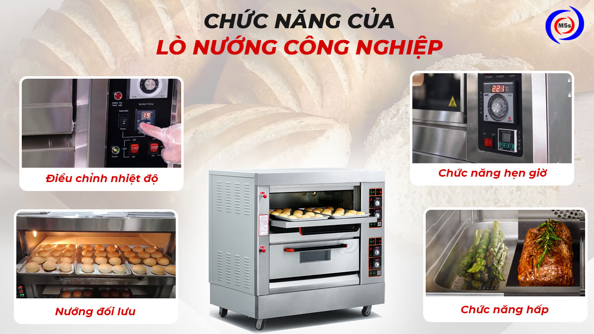 Chức năng của lò nướng công nghiệp Chức năng của lò nướng công nghiệp