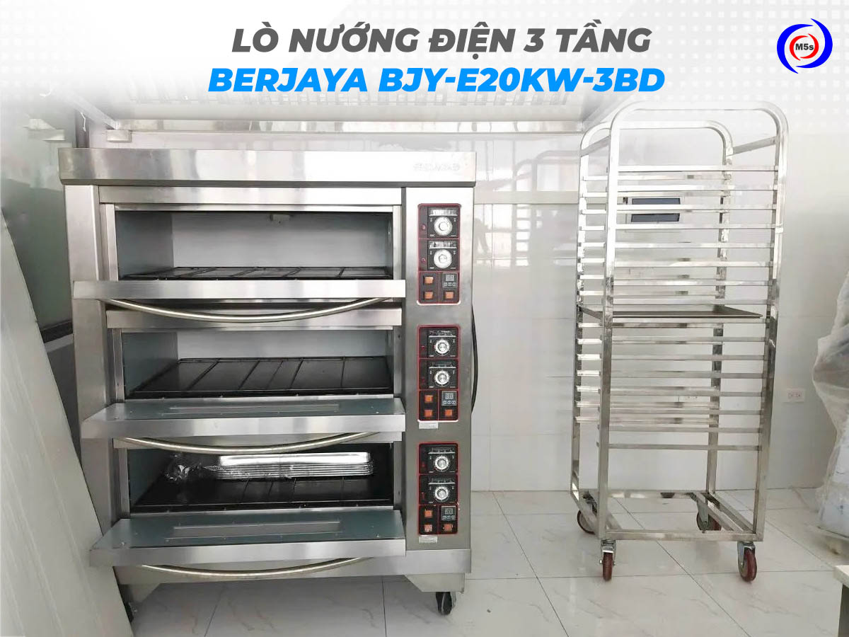Lò nướng điện 3 tầng Berjaya BJY-E20KW-3BD Lò nướng điện 3 tầng Berjaya BJY-E20KW-3BD