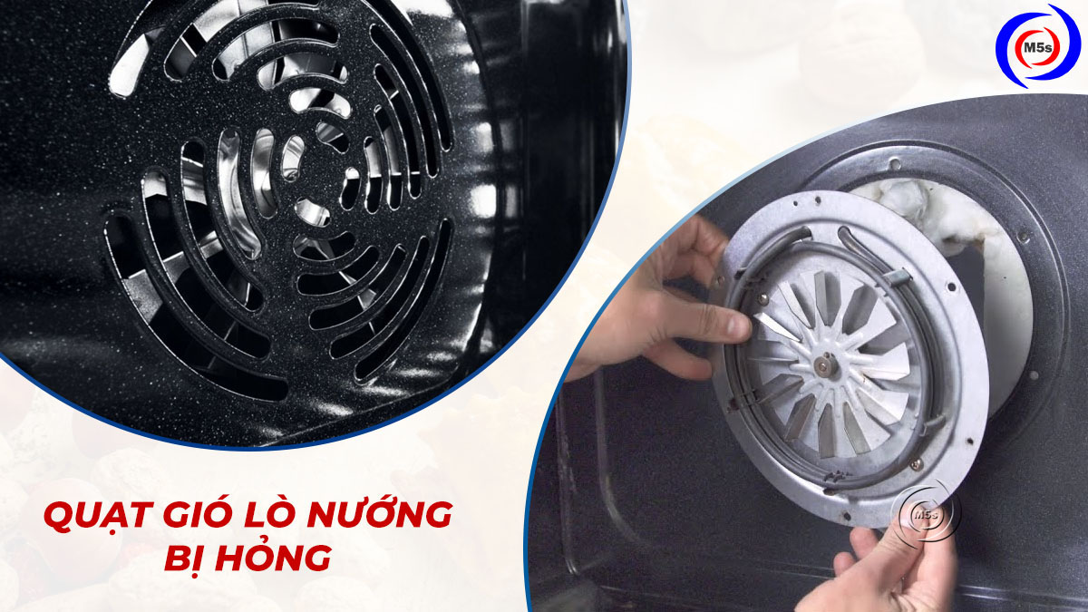 Quạt gió lò nướng bánh công nghiệp bị hỏng Quạt gió lò nướng bánh công nghiệp bị hỏng