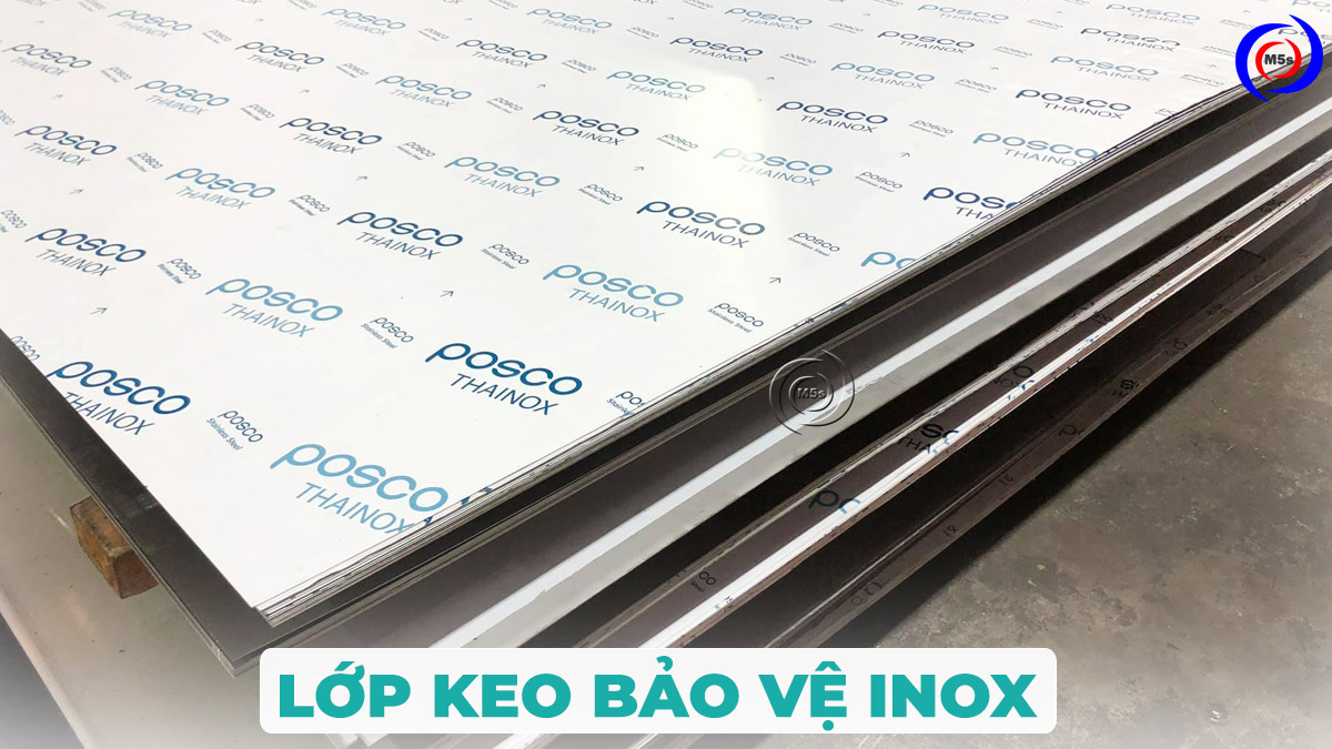 Lớp keo bảo vệ inox Lớp keo bảo vệ inox