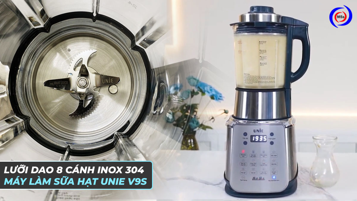 Lưỡi dao 8 cánh máy làm sữa hạt Unie V9S Lưỡi dao 8 cánh máy làm sữa hạt Unie V9S