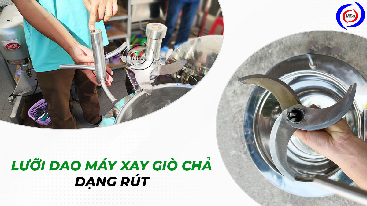 Lưỡi dao máy xay giò chả dạng rút Lưỡi dao máy xay giò chả dạng rút