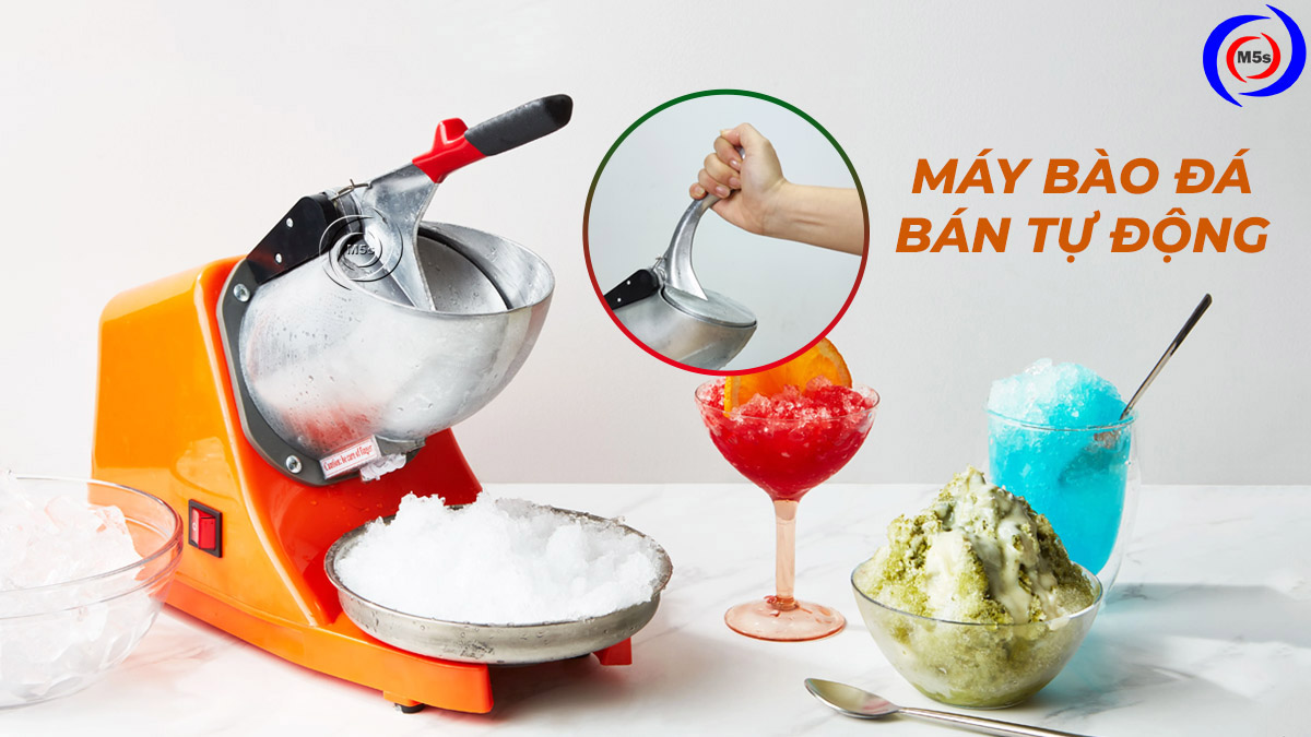 Máy bào đá bán tự động Máy bào đá bán tự động