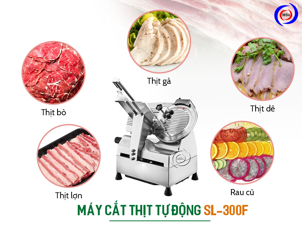 Máy thái thịt đông lạnh tự động SL-300E Máy thái thịt đông lạnh tự động SL-300E