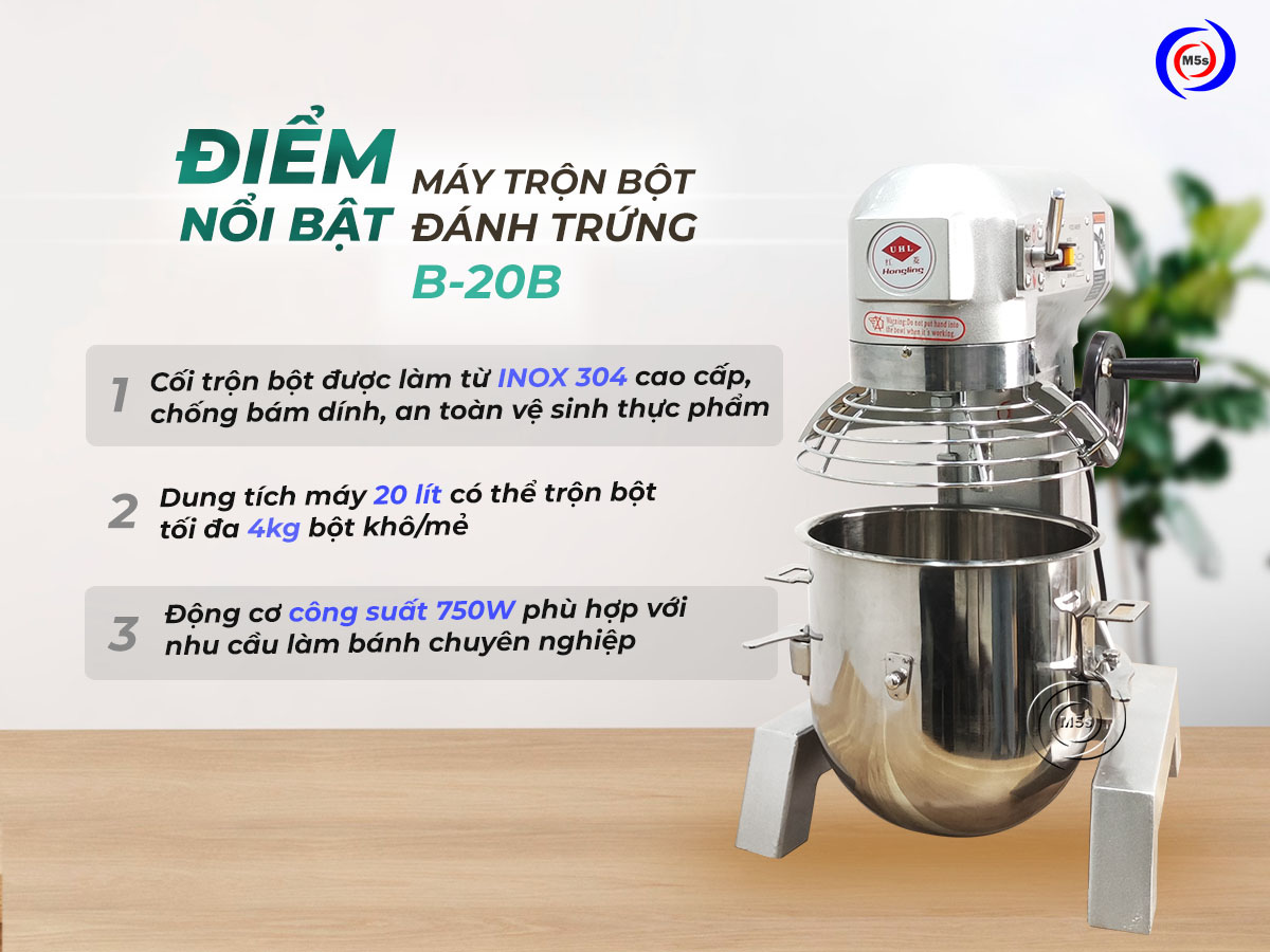 Máy trộn bột 20 lít Hongling B-20B có ưu điểm gì nổi bật Máy trộn bột 20 lít Hongling B-20B có ưu điểm gì nổi bật
