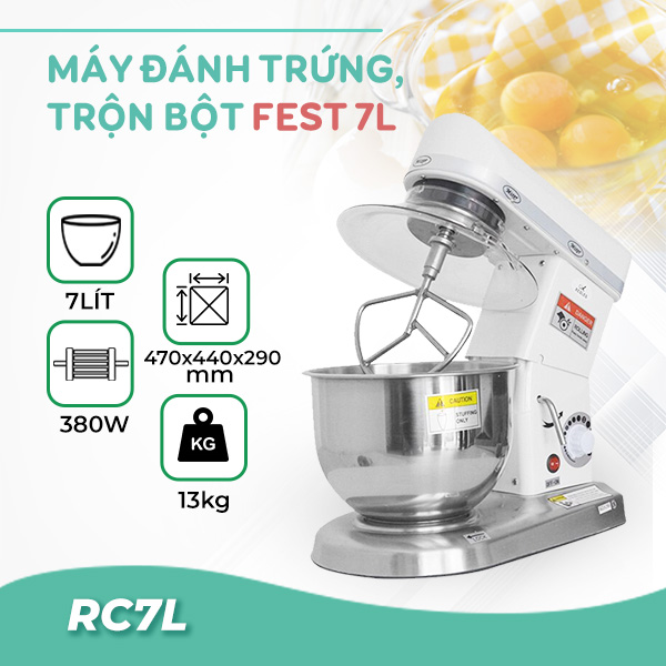 Máy đánh trứng, trộn bột FEST 7L Máy đánh trứng, trộn bột FEST 7L