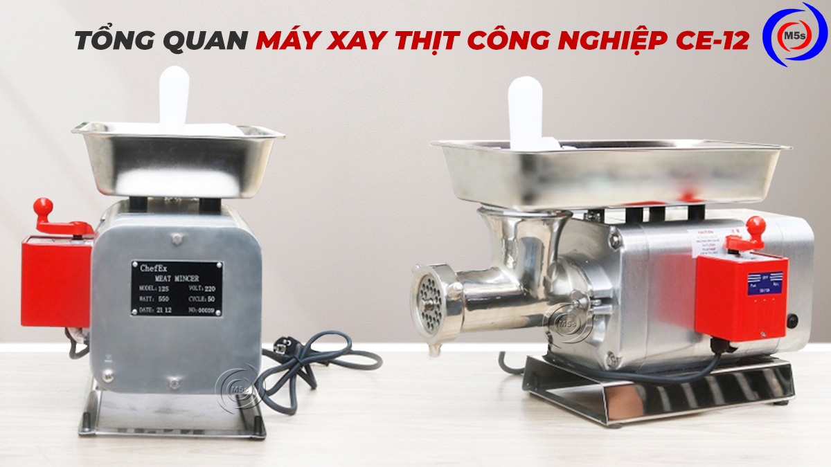 Tổng quan máy xay thịt công nghiệp CE-12 Tổng quan máy xay thịt công nghiệp CE-12
