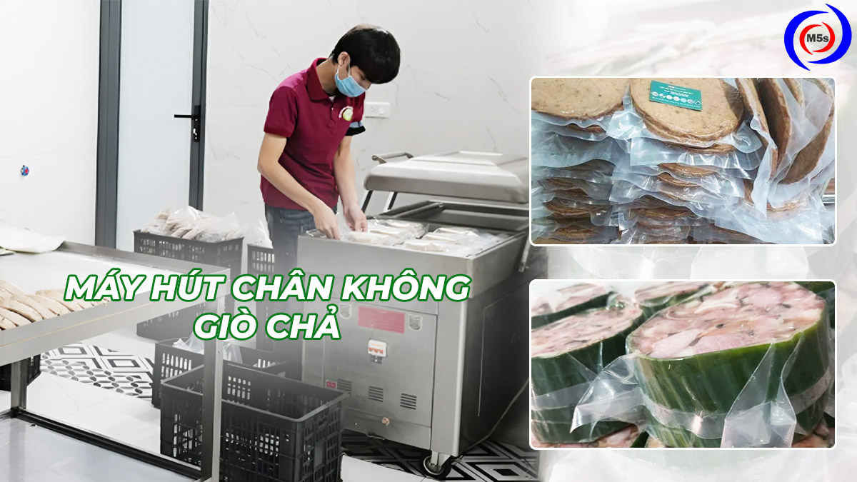 Máy hút chân không đóng gói giò Máy hút chân không đóng gói giò