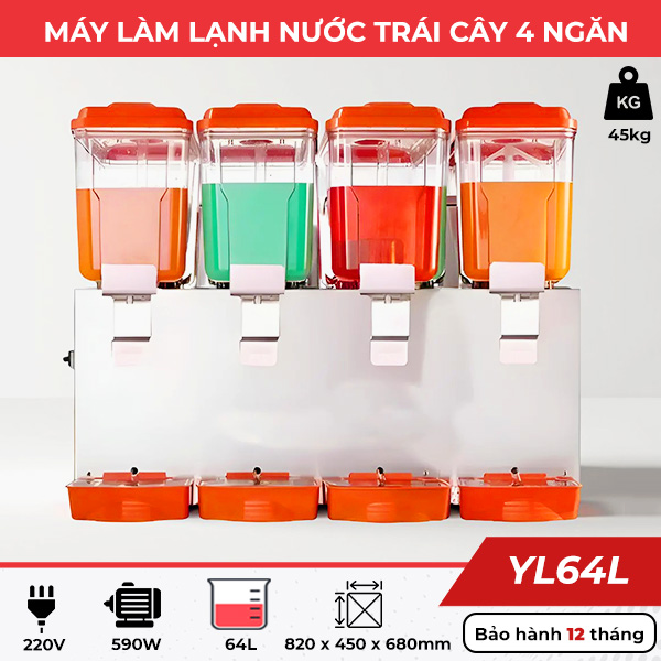 máy làm lạnh nước 4 ngăn YL64L máy làm lạnh nước 4 ngăn YL64L