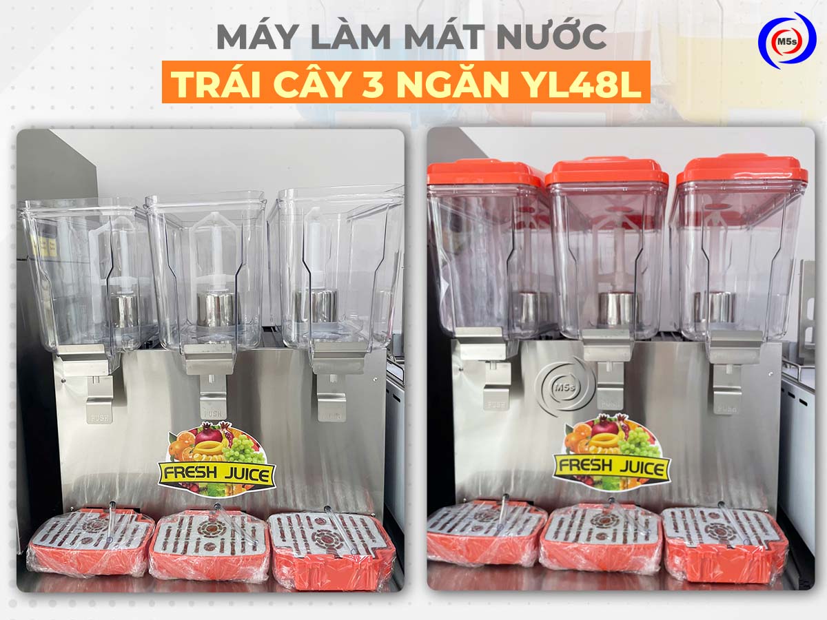 máy làm lạnh nước trái cây 3 ngăn YL48L máy làm lạnh nước trái cây 3 ngăn YL48L