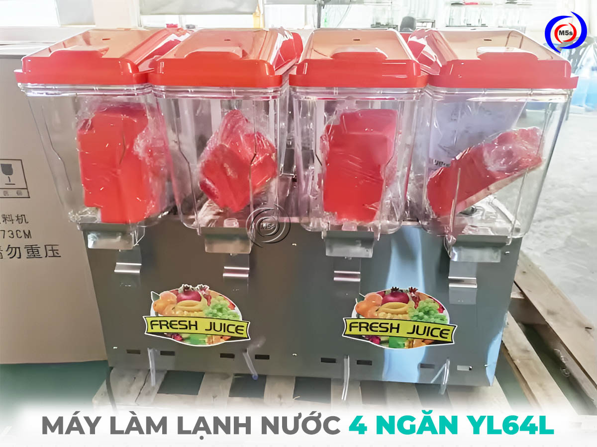 máy làm lạnh nước trái cây 4 ngăn YL64L máy làm lạnh nước trái cây 4 ngăn YL64L