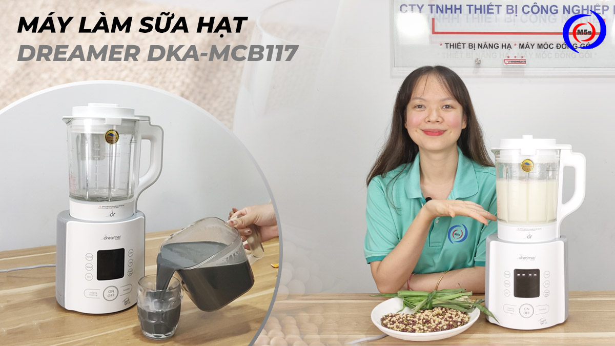 Máy làm sữa hạt Dreamer DKA-MCB117 Máy làm sữa hạt Dreamer DKA-MCB117