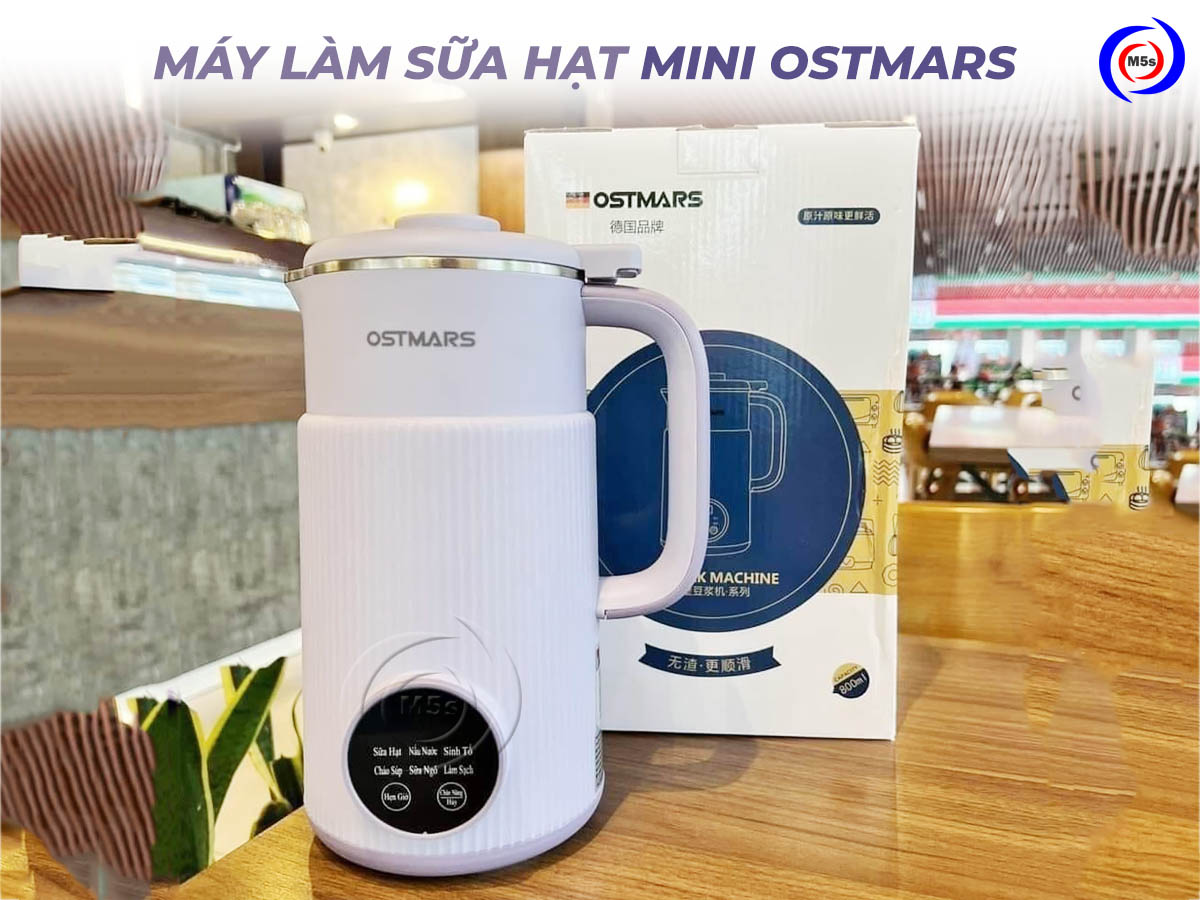 Máy làm sữa hạt mini Ostmars chính hãng Máy làm sữa hạt mini Ostmars chính hãng